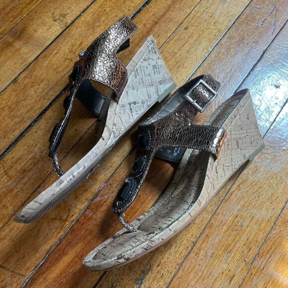 DexFlex Sandals Thongs Y2K Women's 8 Brown - Picture 8 of 8